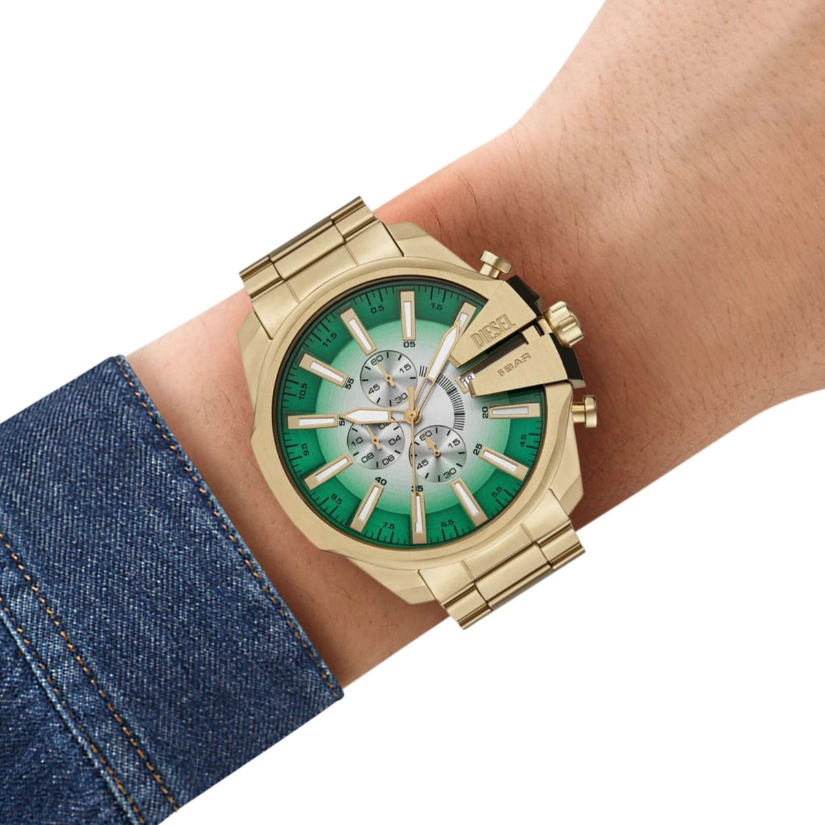 Orologio Uomo Diesel Mega Chief Slim in Acciaio Dorato