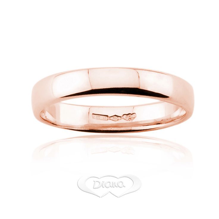 Fede Classica Diana Vellutata 3 mm Oro 18KT 18KT