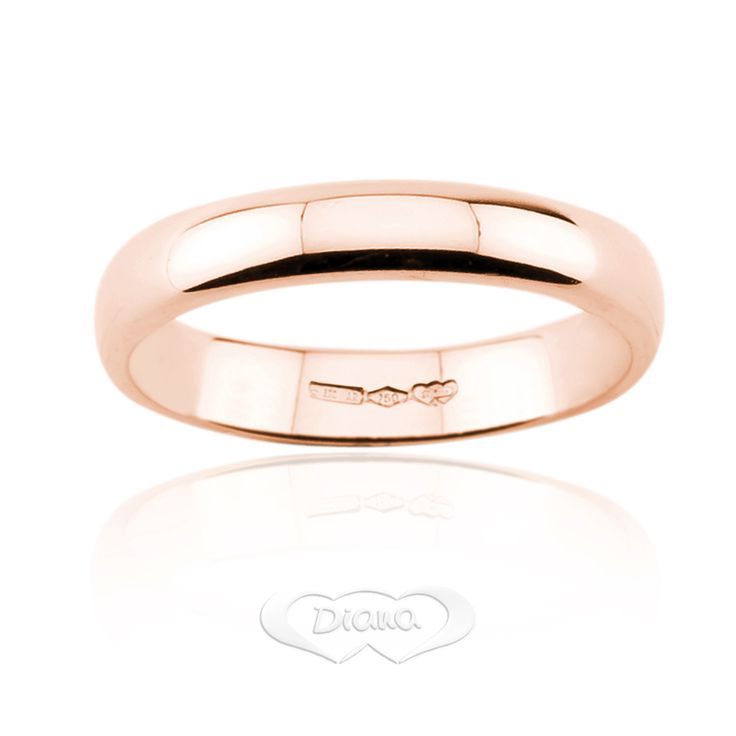 Fede Classica Diana Vellutata 5 mm Oro 18KT 18KT