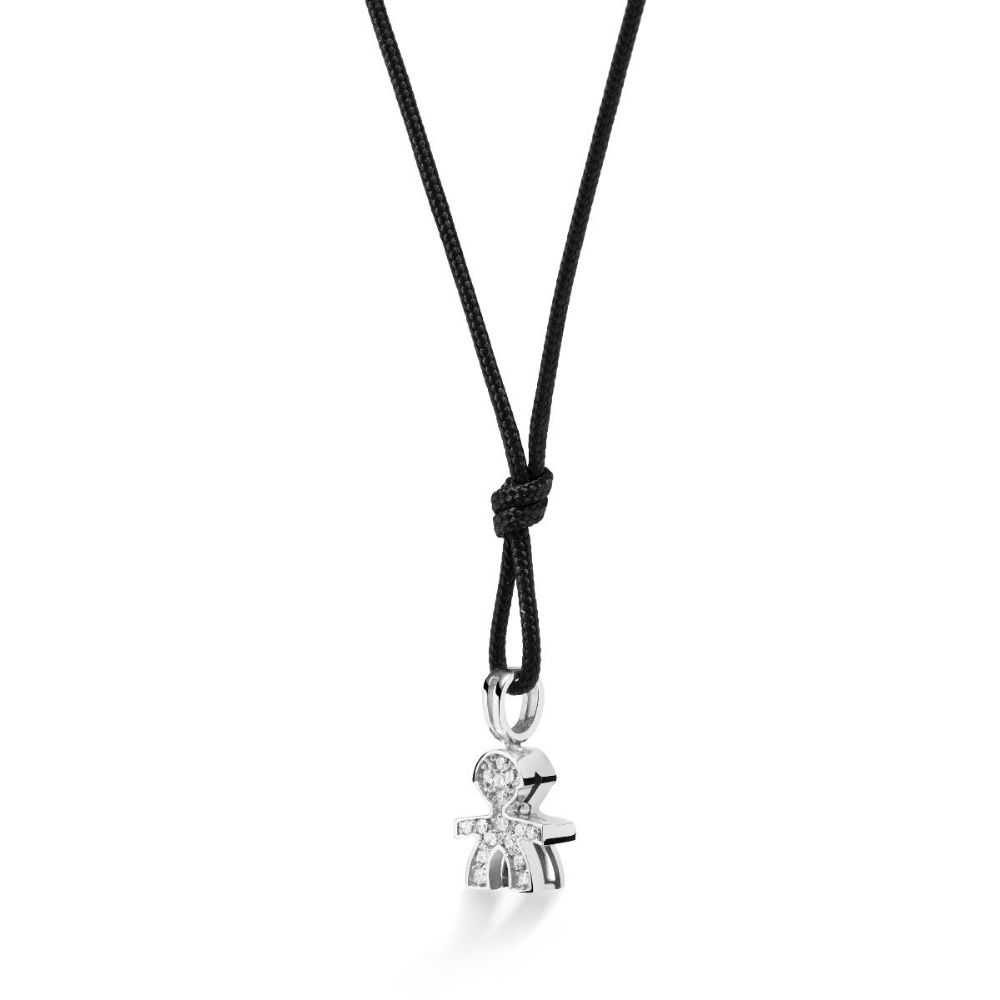 Ciondolo Le Bebè Bimbo Oro 18KT 18KT e Diamanti