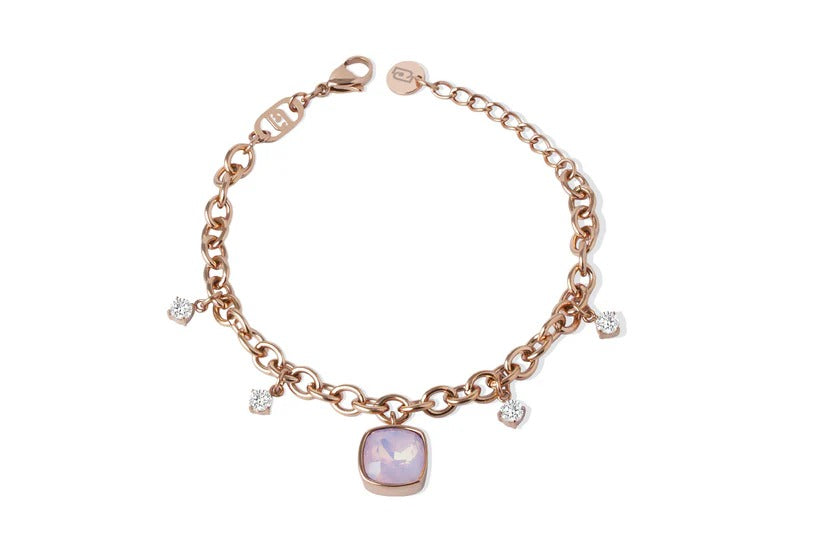 Bracciale Donna Liu-Jo in Acciaio Rosè con Cristalli