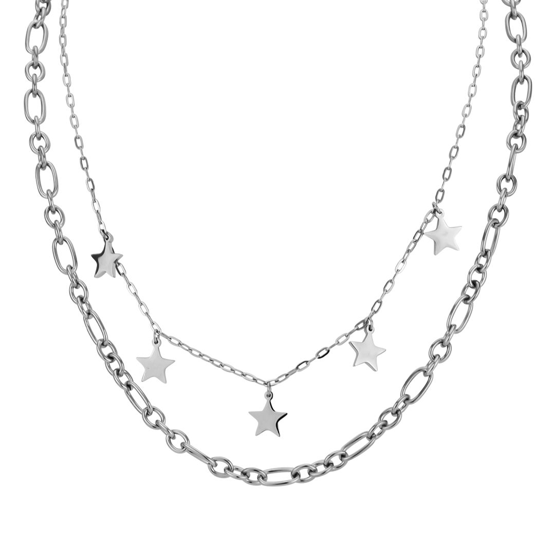 Collana doppio filo con stelle MY/GR04