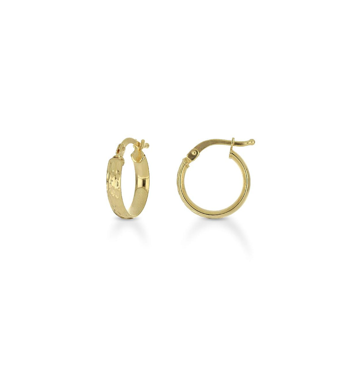 Orecchini a Cerchio 10mm iGold in oro Giallo 9KT