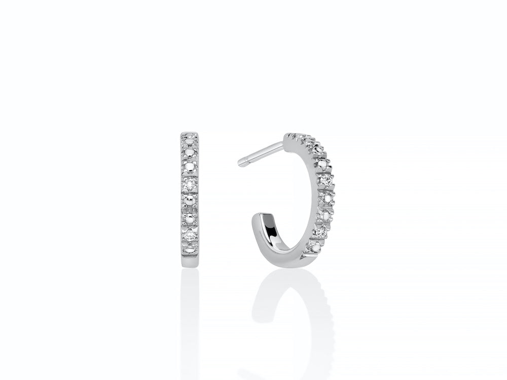 Orecchini Donna Miluna in Argento e Diamanti - Diamantissima