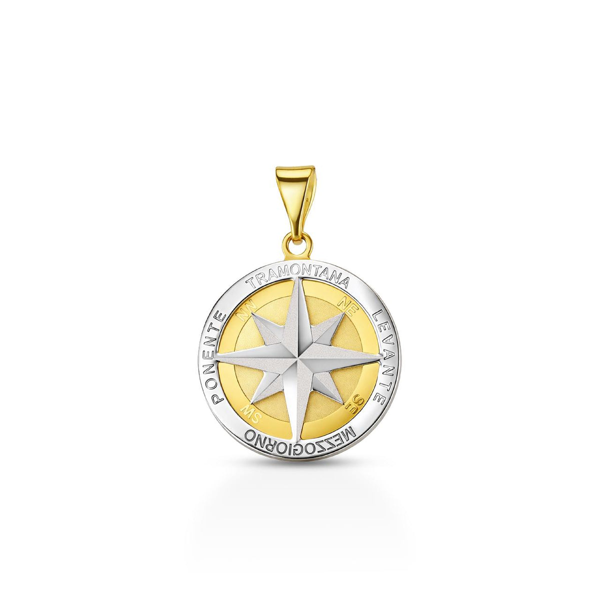 Rosa dei Venti iGold in Oro Bicolore 9Kt
