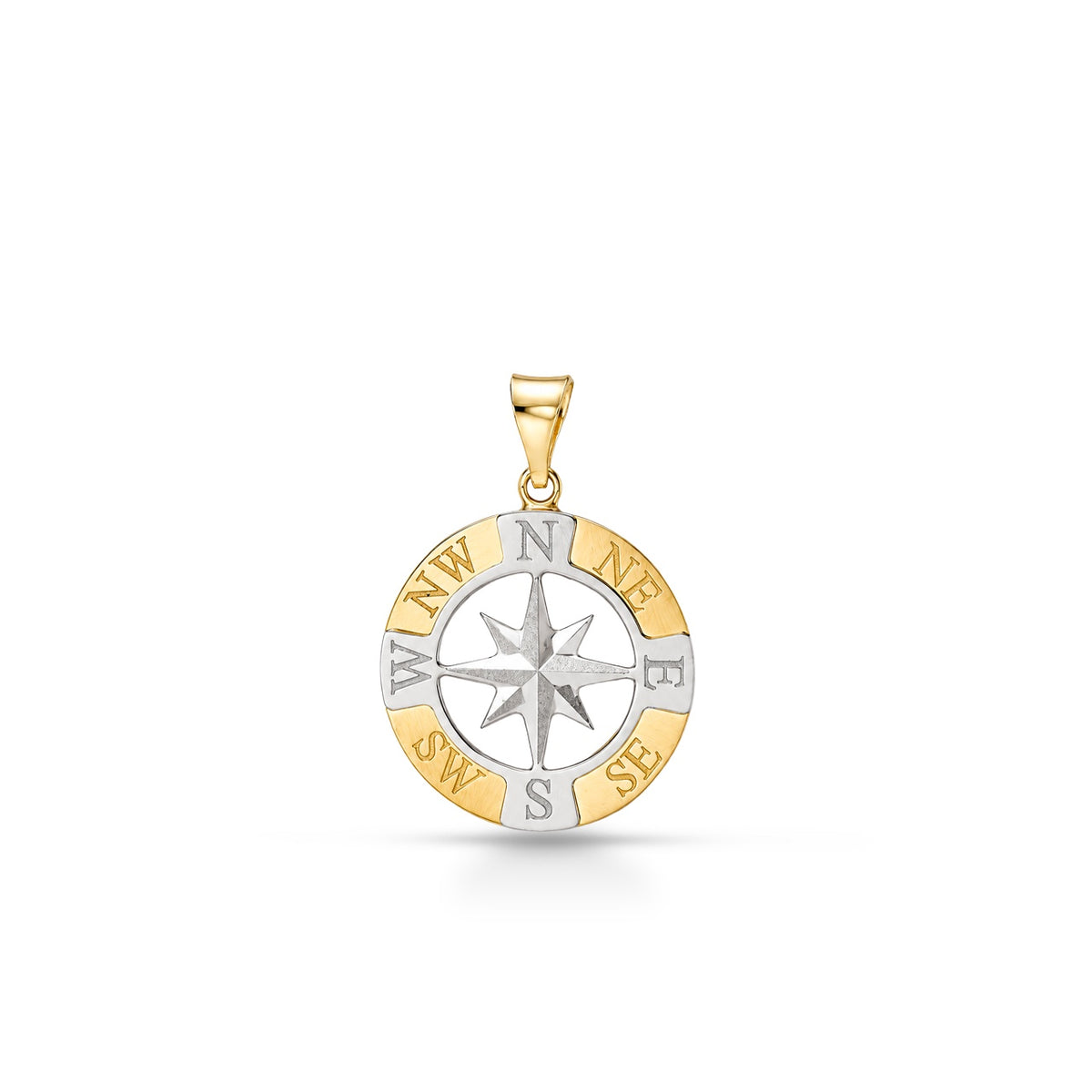 Rosa dei Venti iGold in Oro Bicolore 9Kt
