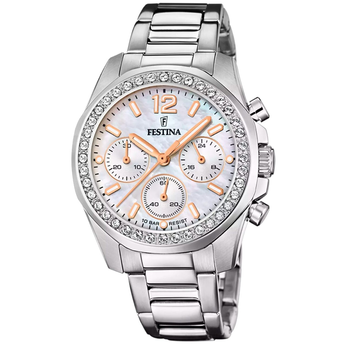 Orologio Donna Festina Boyfriend in Acciaio Chrono