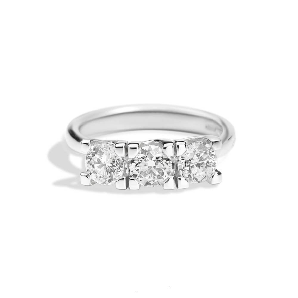 Anello Recarlo Trilogy Maria Teresa con Diamanti Ct 0.26