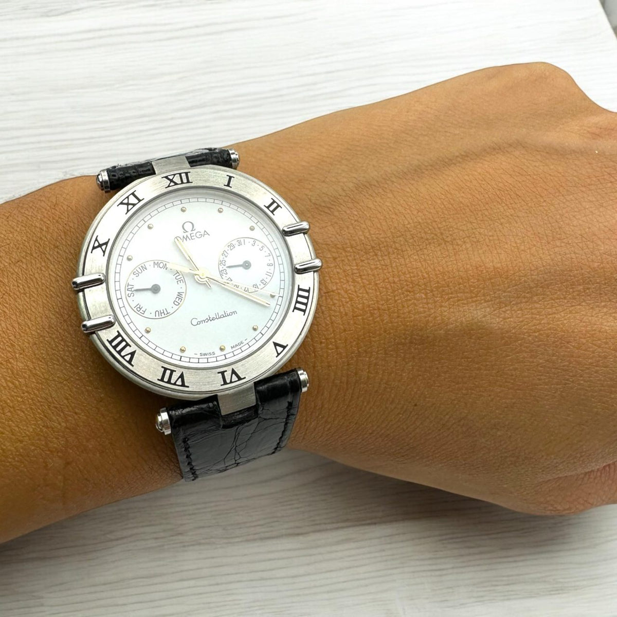 Orologio Omega Constellation in Acciaio Swiss Made Multifunzione