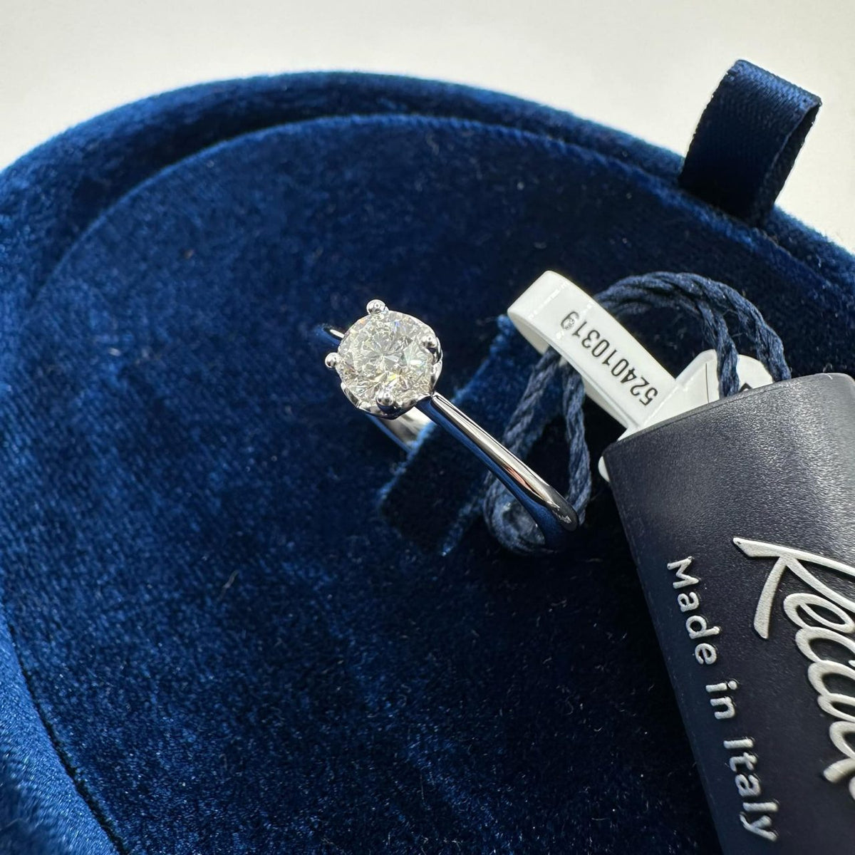 Anello Solitario Recarlo Anniversary CT 0.40
