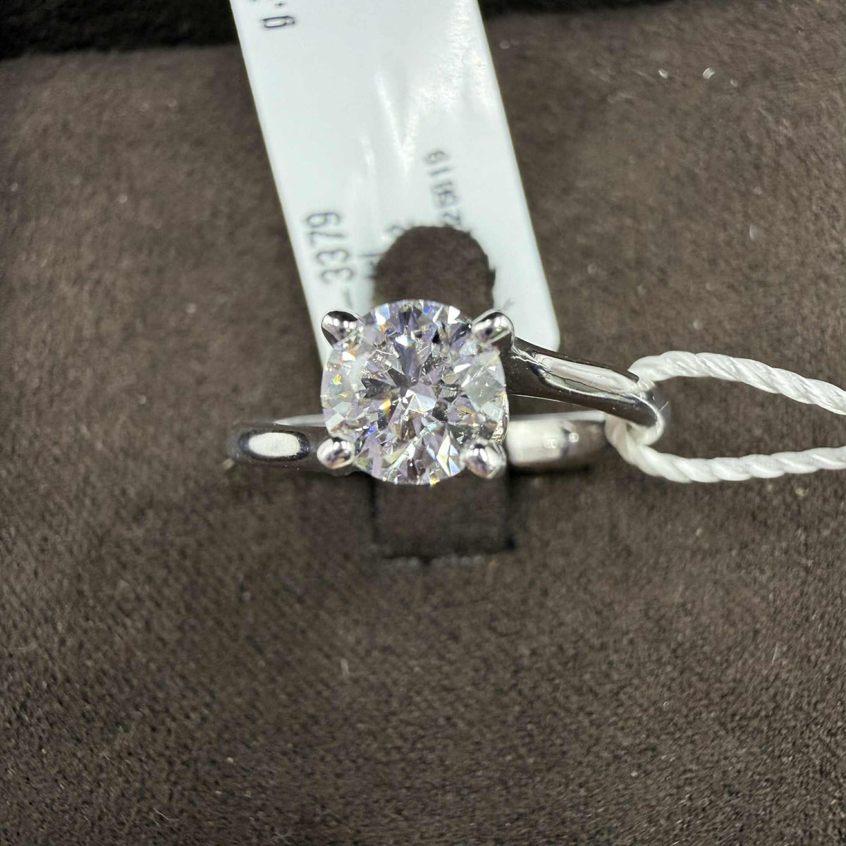 Anello Crivelli Solitario in Oro 18KT 18KT e Diamante GIA Ct 0.73