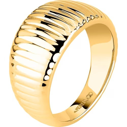 Anello Donna Morellato Onda in Acciaio Dorato
