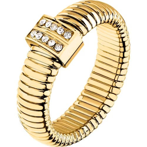 Anello Donna Morellato Onda in Acciaio Dorato