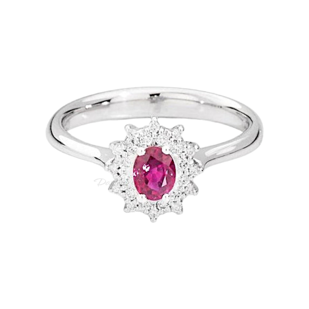 Anello Donna Recarlo con Rubino e Diamanti