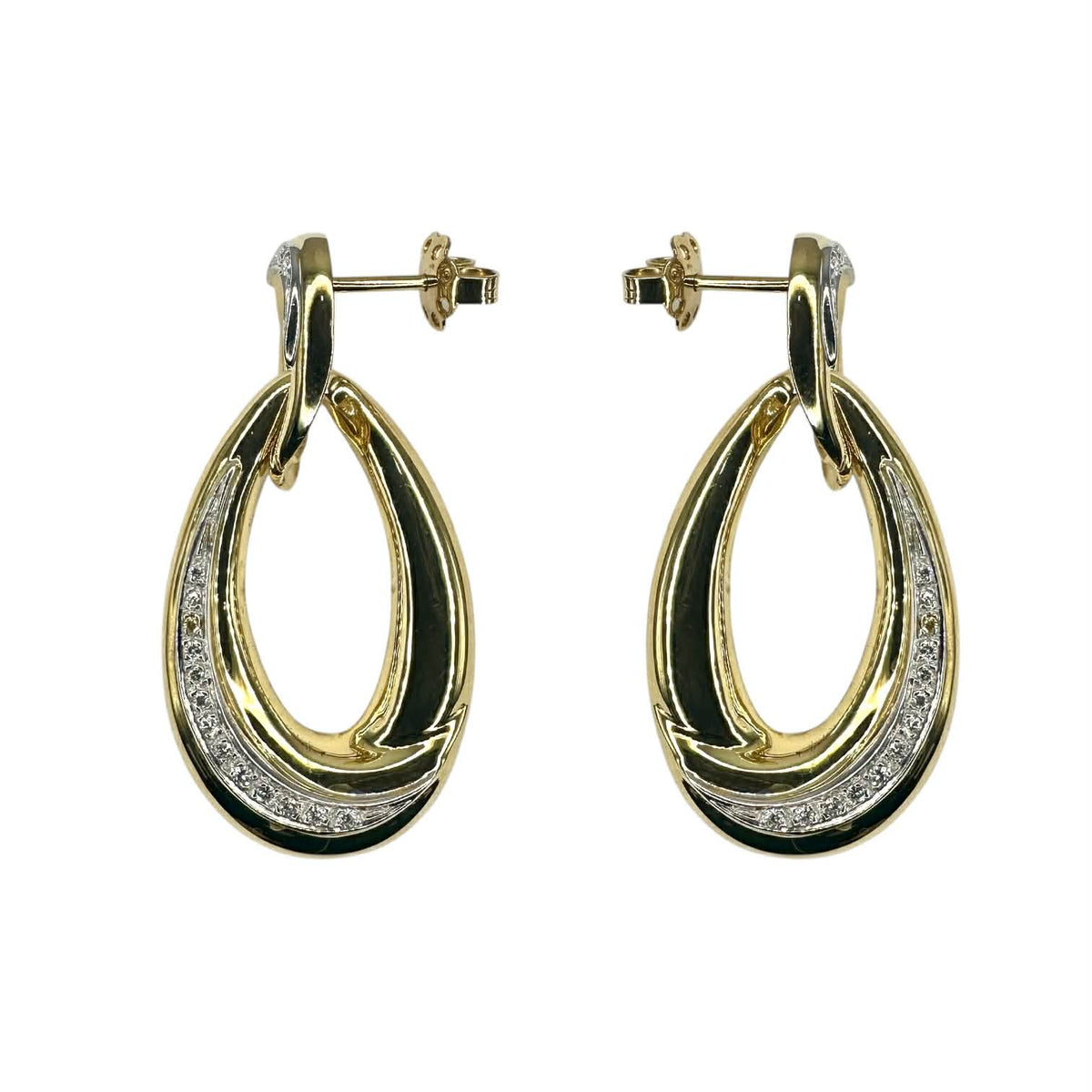 Orecchini Raima Pendenti in Oro 18KT 18KT con Diamanti