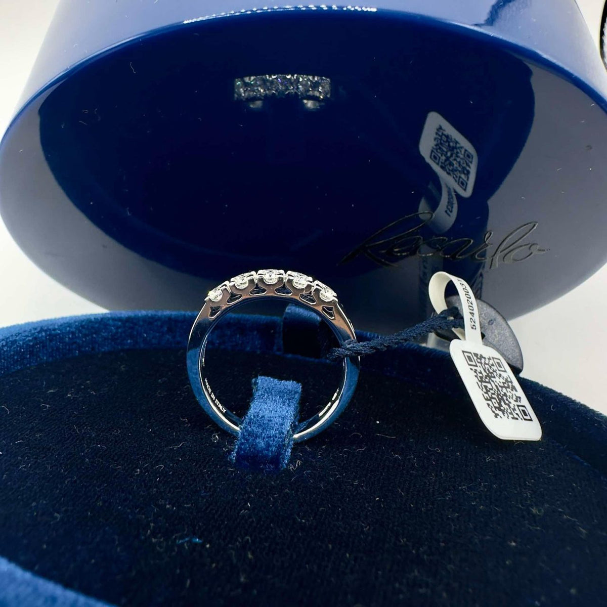 Anello Recarlo Veretta Maria Teresa con Diamanti Ct. 0.63
