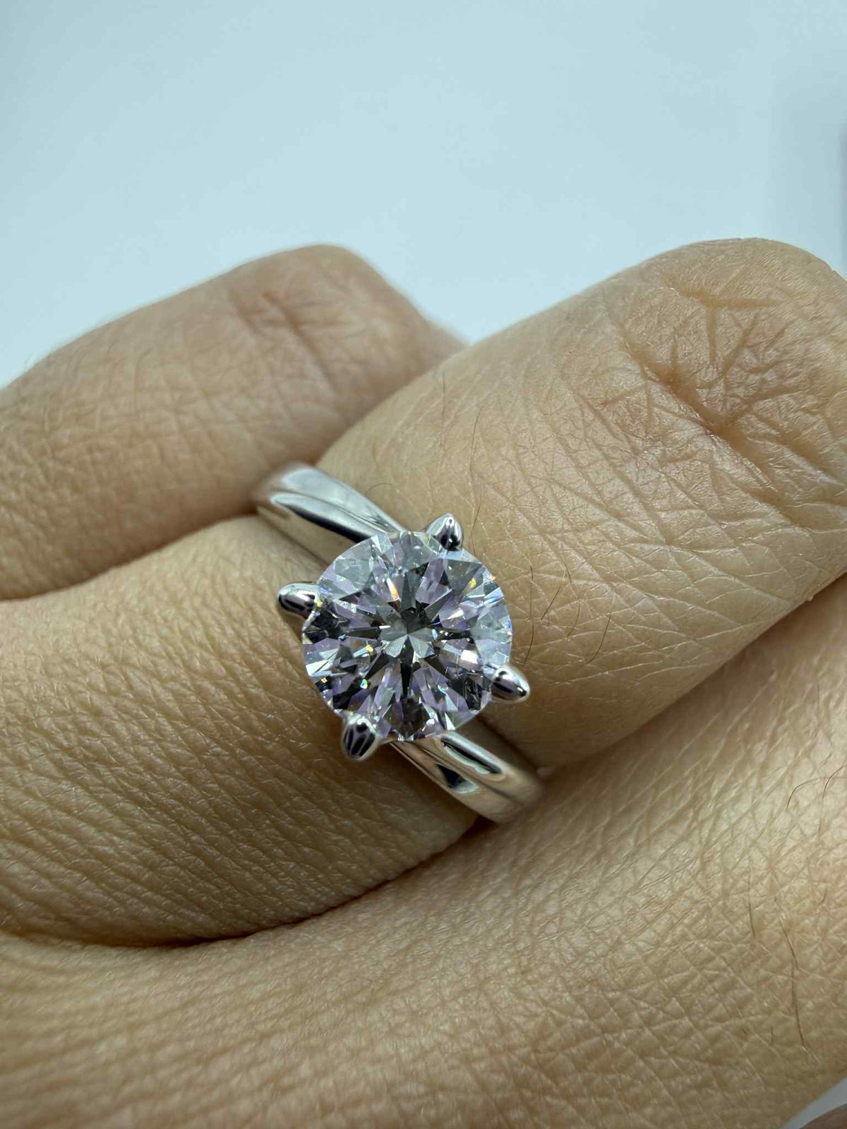 Anello Crivelli Solitario in Oro 18KT 18KT e Diamante GIA Ct 1.00