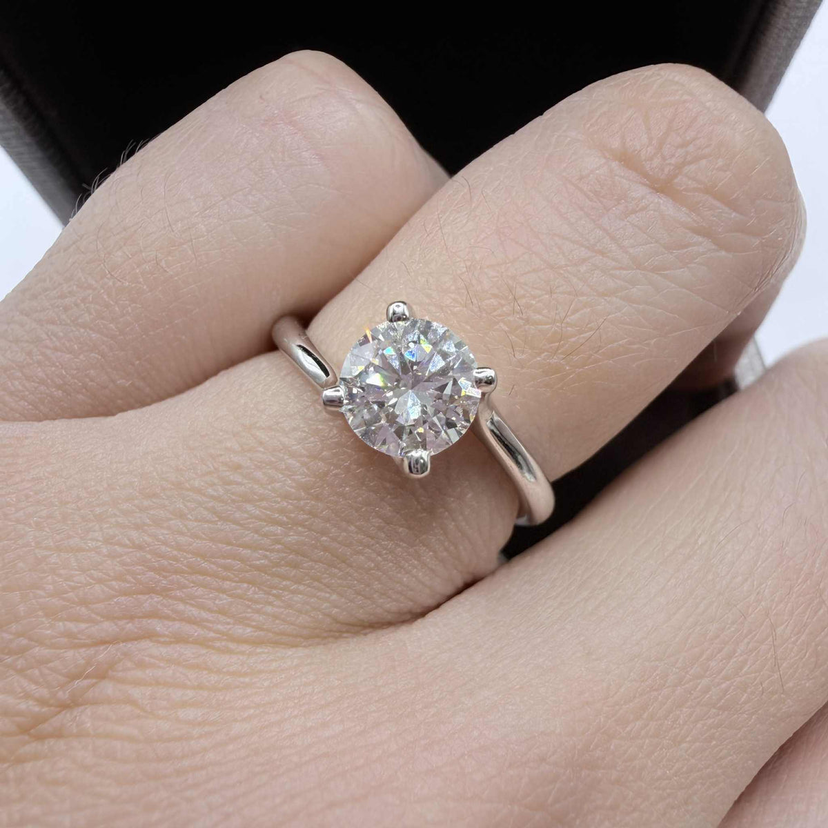 Anello Crivelli Solitario in Oro 18KT 18KT e Diamante GIA Ct 1.01