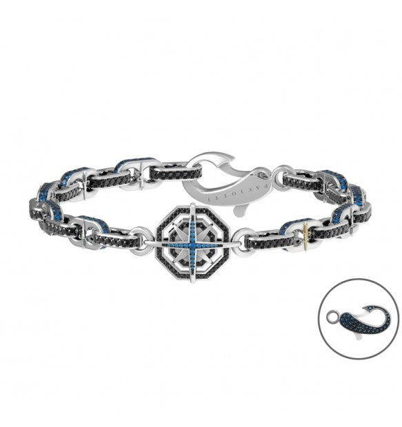 Bracciale Uomo Cesare Paciotti in Argento e Zirconi