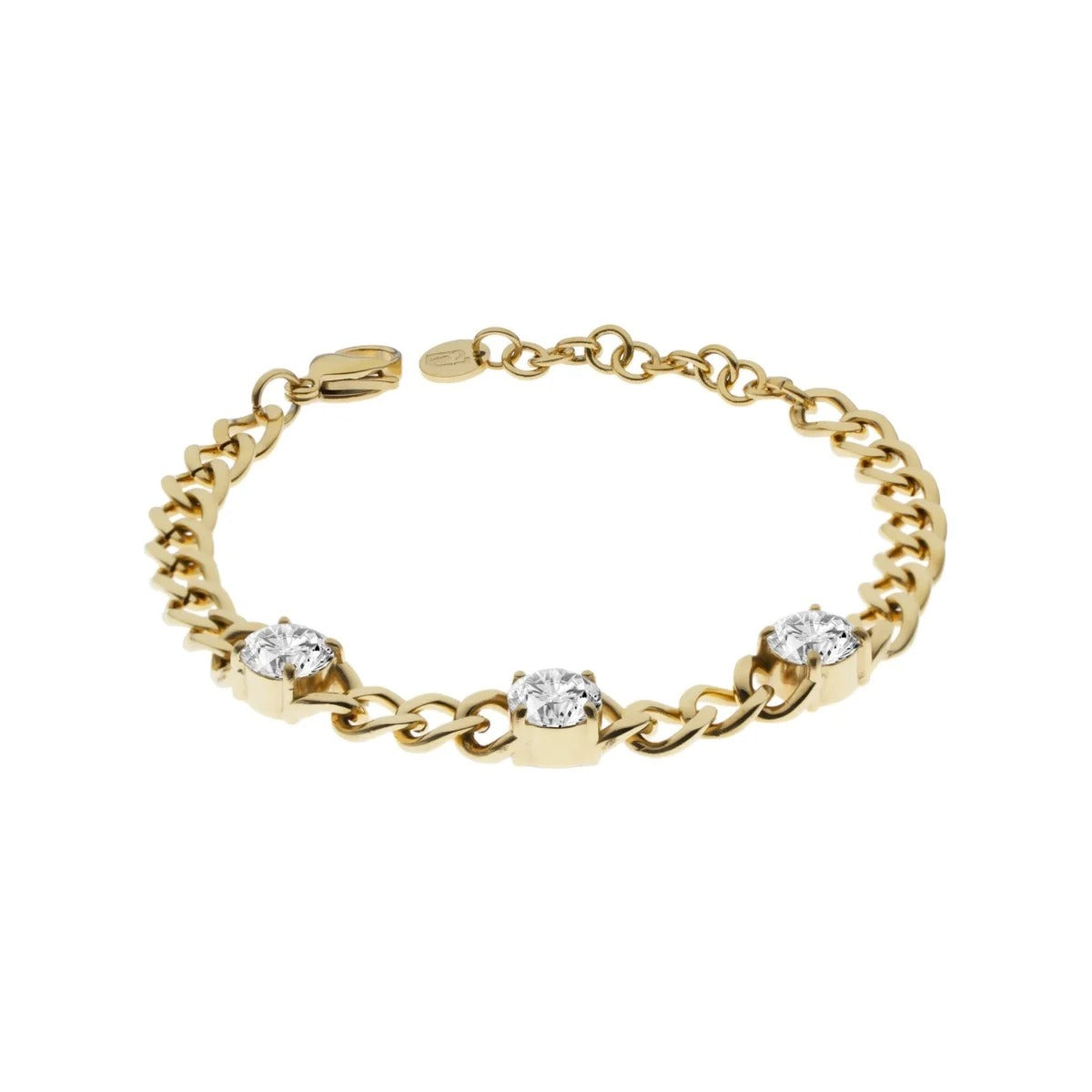 Bracciale Donna Liu Jo Catena in Acciaio Dorato Essential