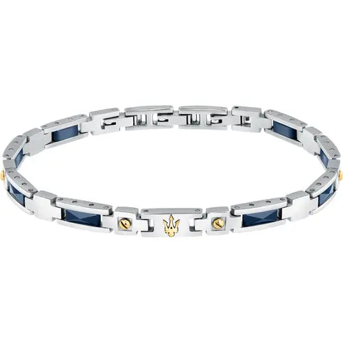 Bracciale Uomo Maserati in Acciaio e Ceramica