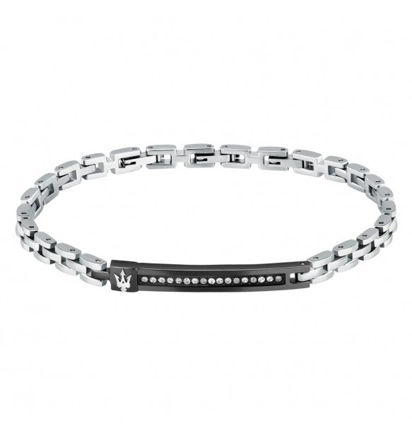 Bracciale Uomo Maserati Iconic in Acciaio