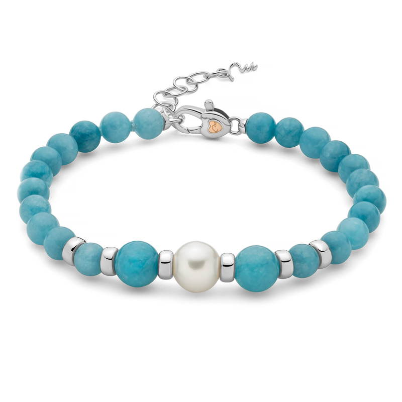 Bracciale Miluna I Segreti della Natura in Argento e Giada