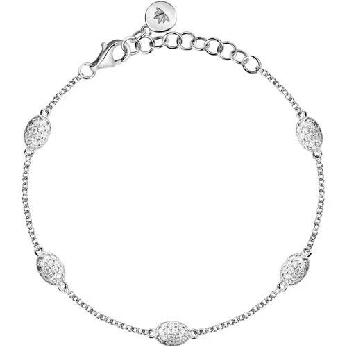 Bracciale Donna Morellato in Argento con Zirconi Pavè