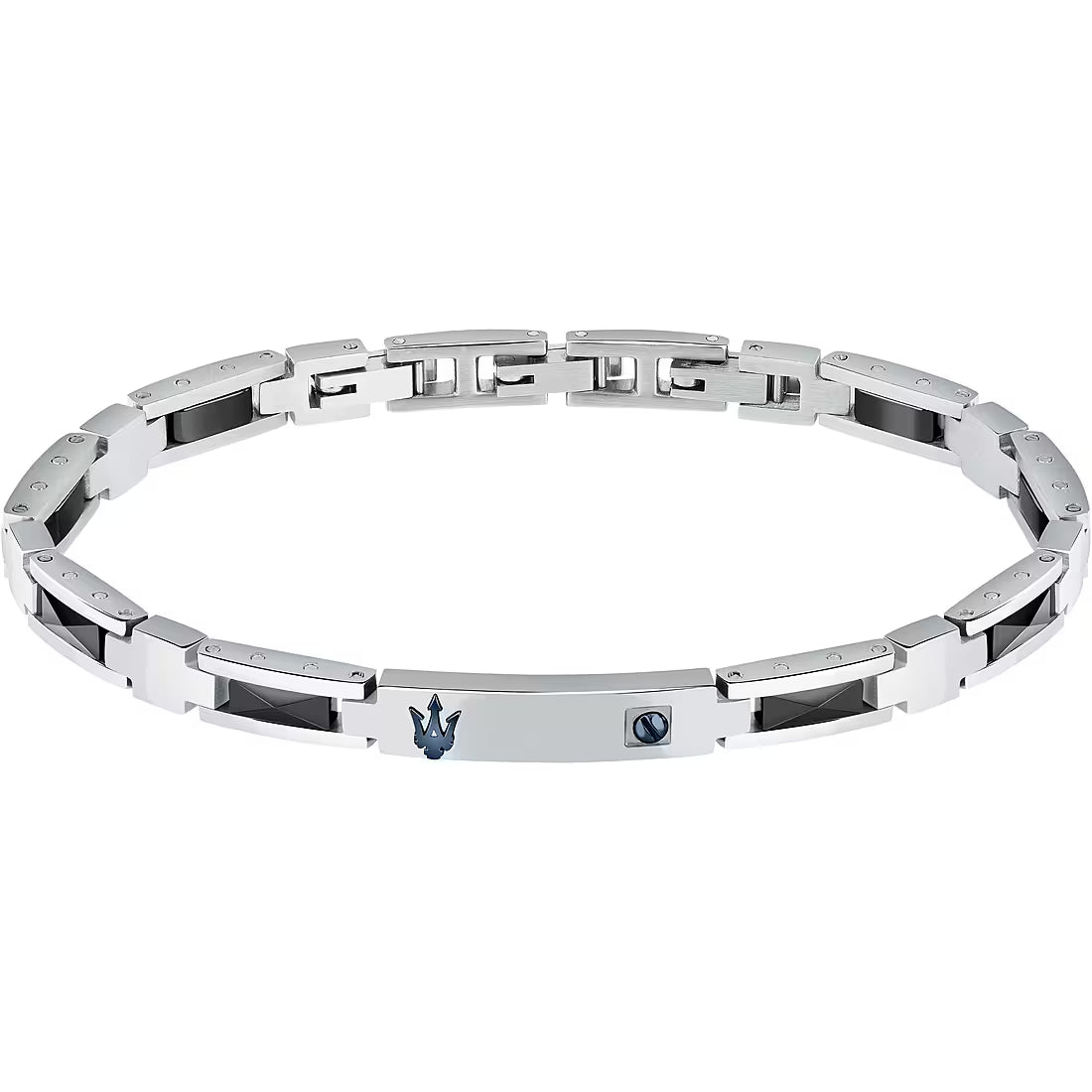 Bracciale Uomo Maserati in Acciaio e Ceramica - JM423ATZ28