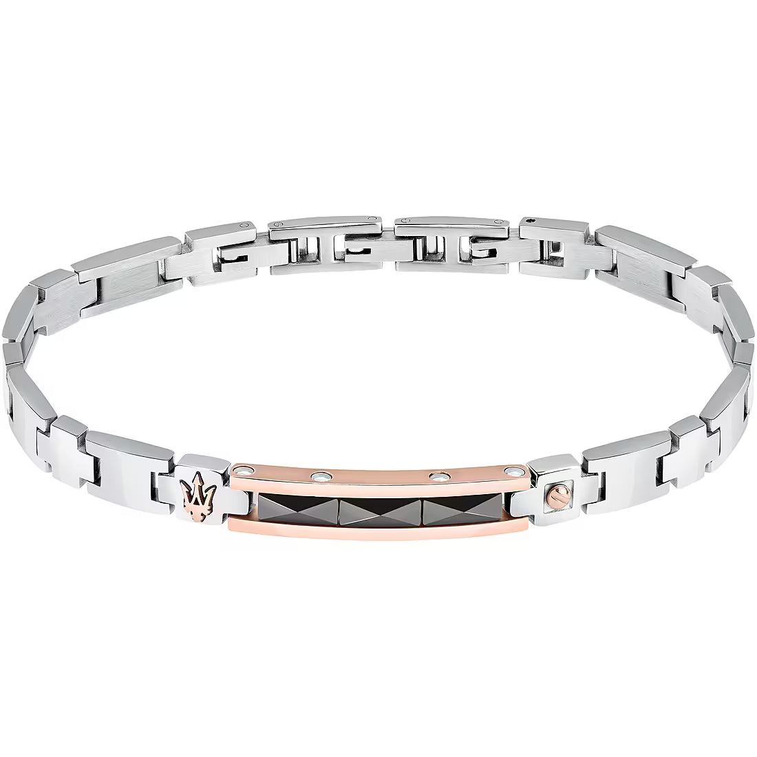 Bracciale Uomo Maserati in Acciaio e Ceramica