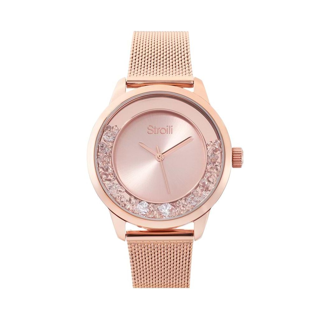 Orologio Donna Stroili in Acciaio Rosè Crystal London