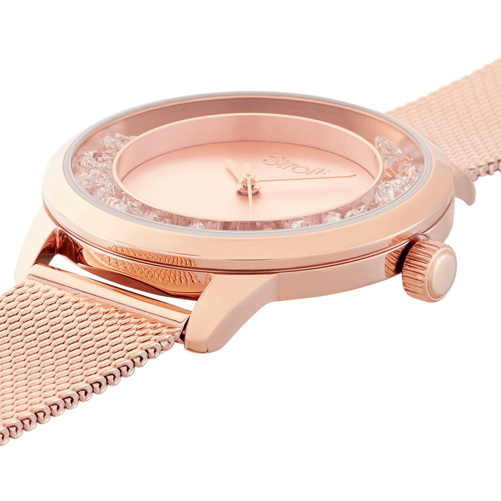 Orologio Donna Stroili in Acciaio Rosè Crystal London