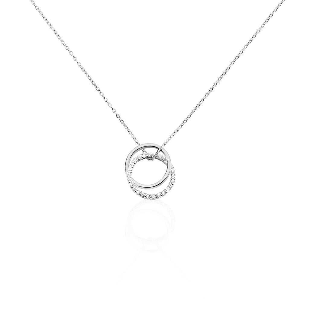 Collana Stroili Doppio Cerchio in Argento - Silver Shine