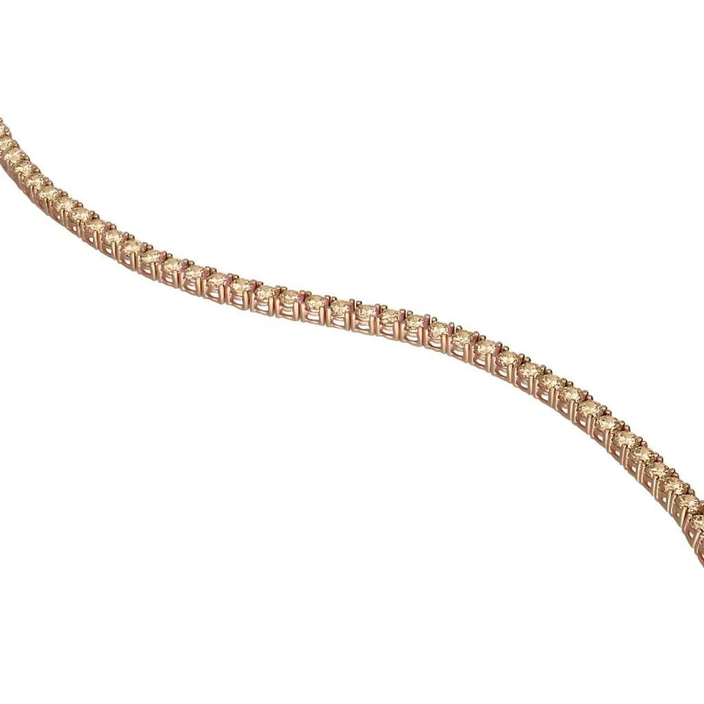 Bracciale Tennis Stroili in Argento Rosè