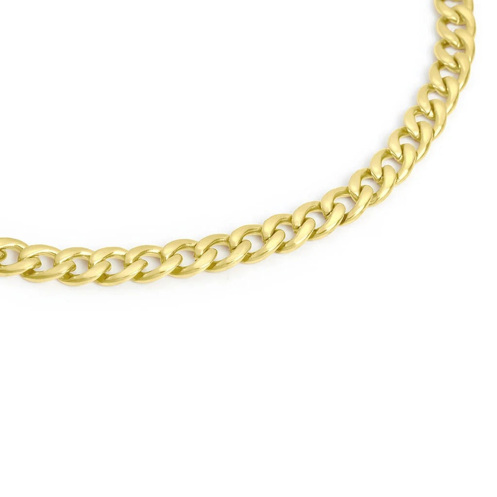 Collana a Catena Groumette Stroili in Acciaio Dorato Lady Code