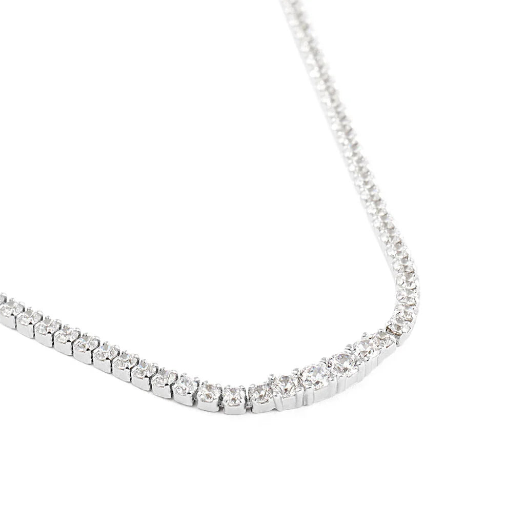 Collana Tennis Stroili in Argento con Zirconi - 1685260