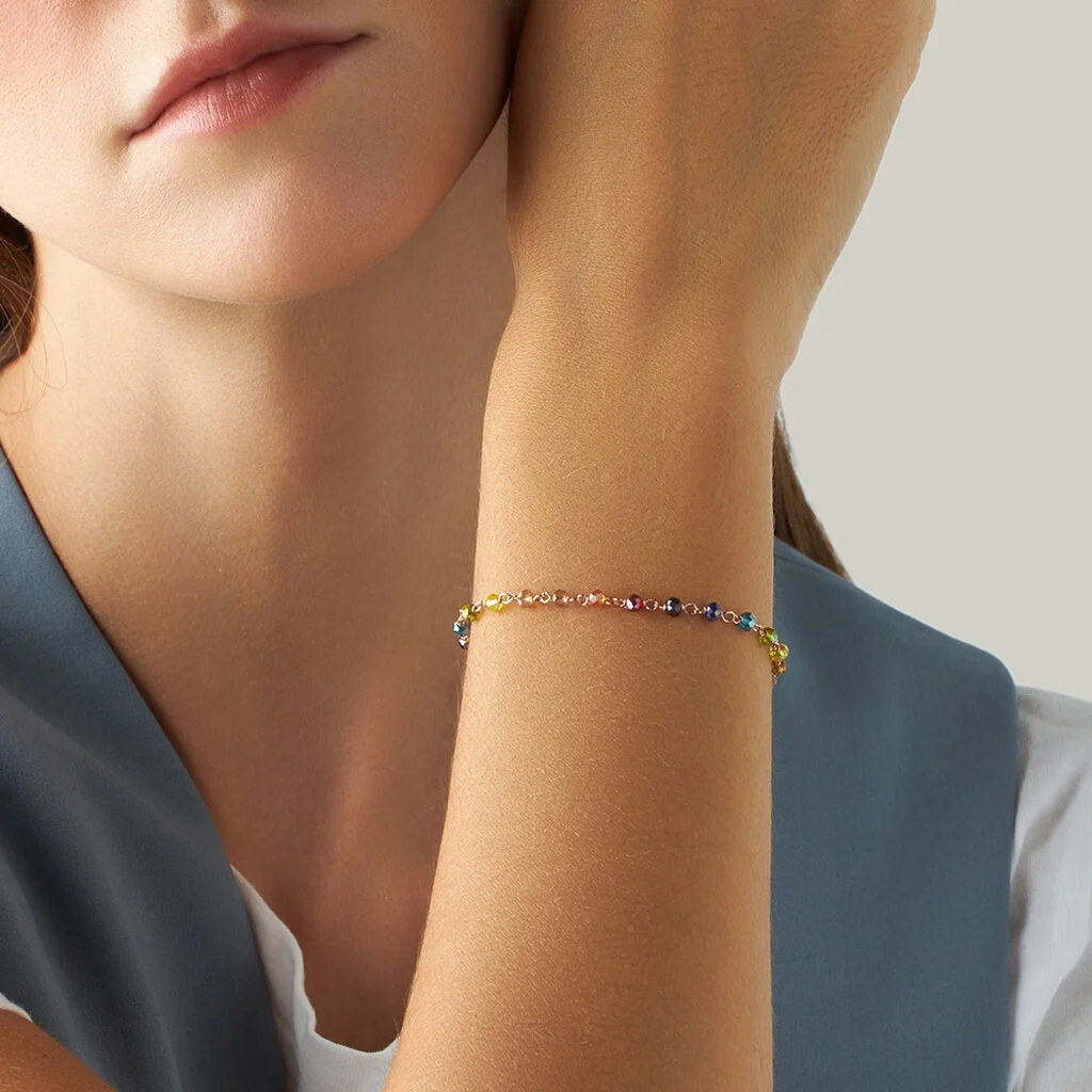 Bracciale Donna Stroili in Argento Rosè e Cristalli Silver Soul