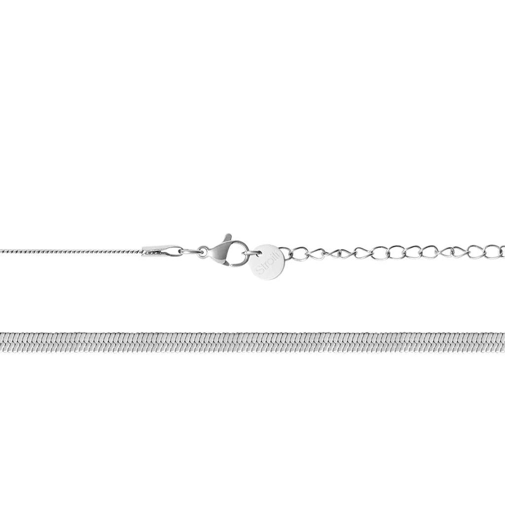 Collana con Maglia Coreana Stroili in Acciaio Lady Code