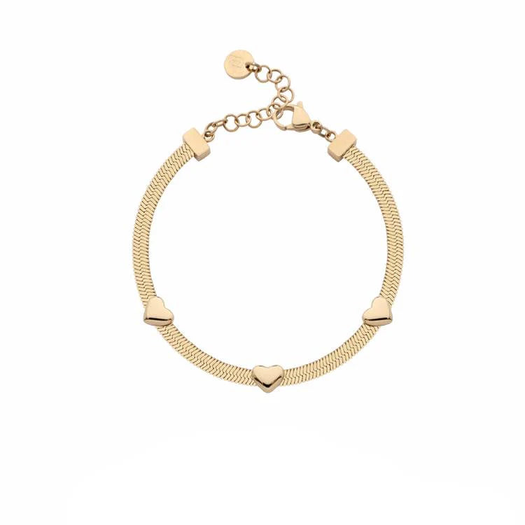 Bracciale Donna Liu Jo Snake in Acciaio Dorato Essential