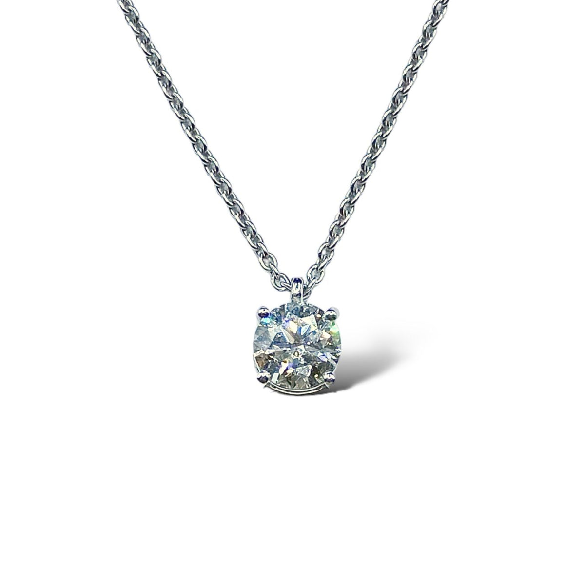 Collana Punto Luce Crivelli con Diamante Ct 0.43