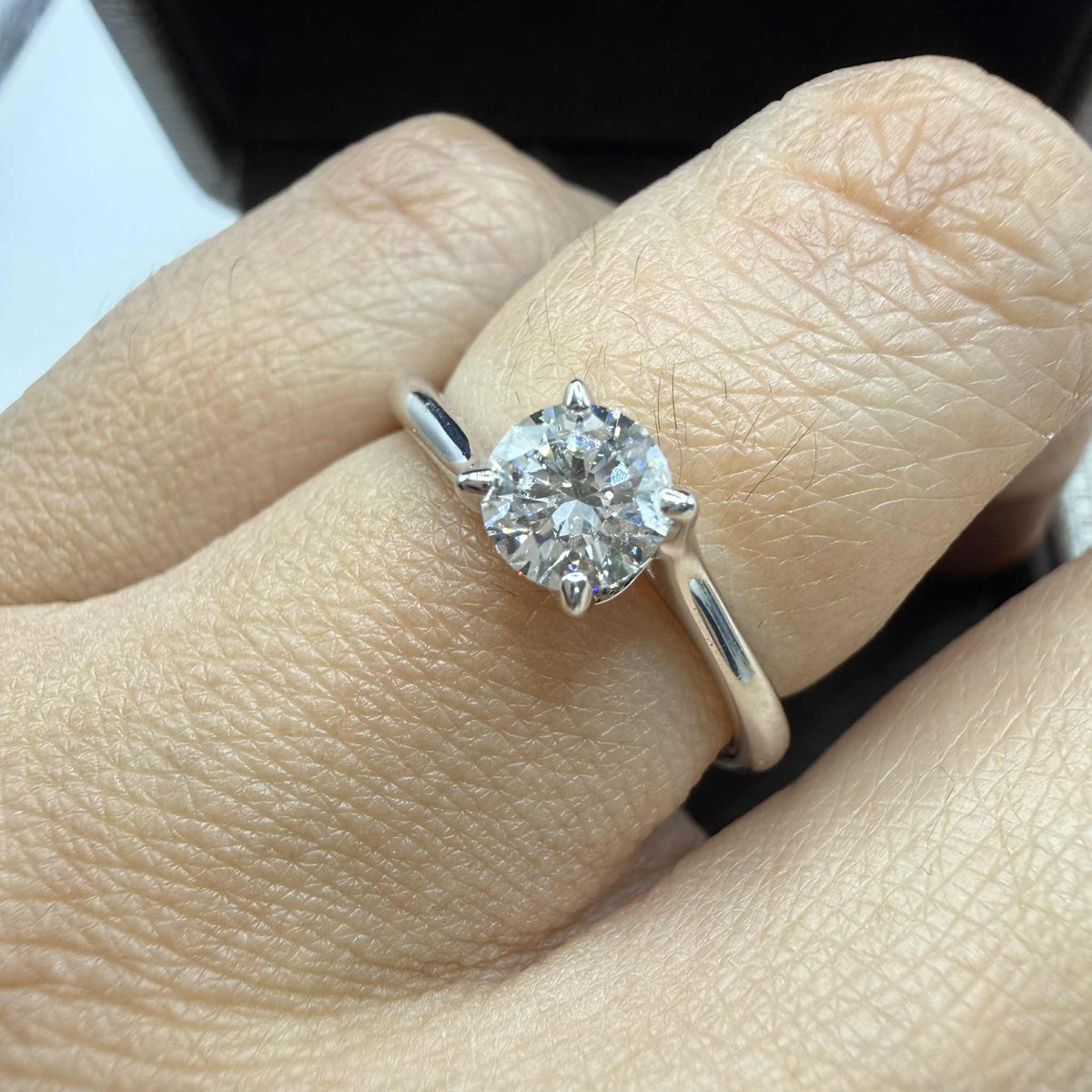 Anello Crivelli Solitario in Oro 18KT 18KT e Diamante GIA Ct 0.51