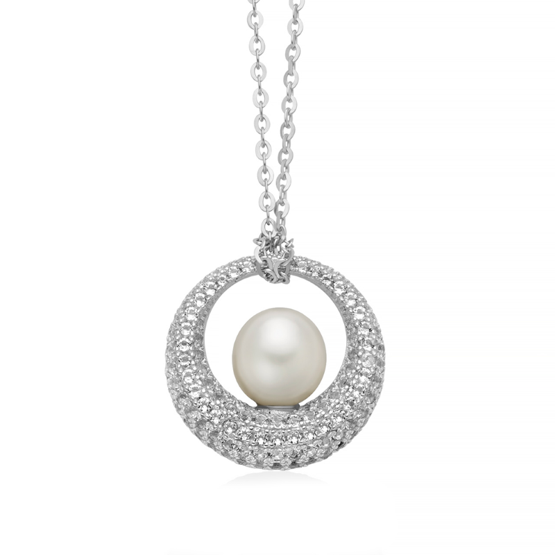 Collana Donna Miluna Venere in Argento e Perle