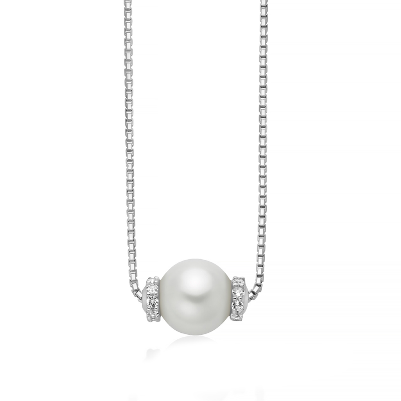 Collana Donna Miluna Eva in Argento e Perla