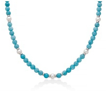 Collana Miluna I Segreti della Natura in Argento e Giada