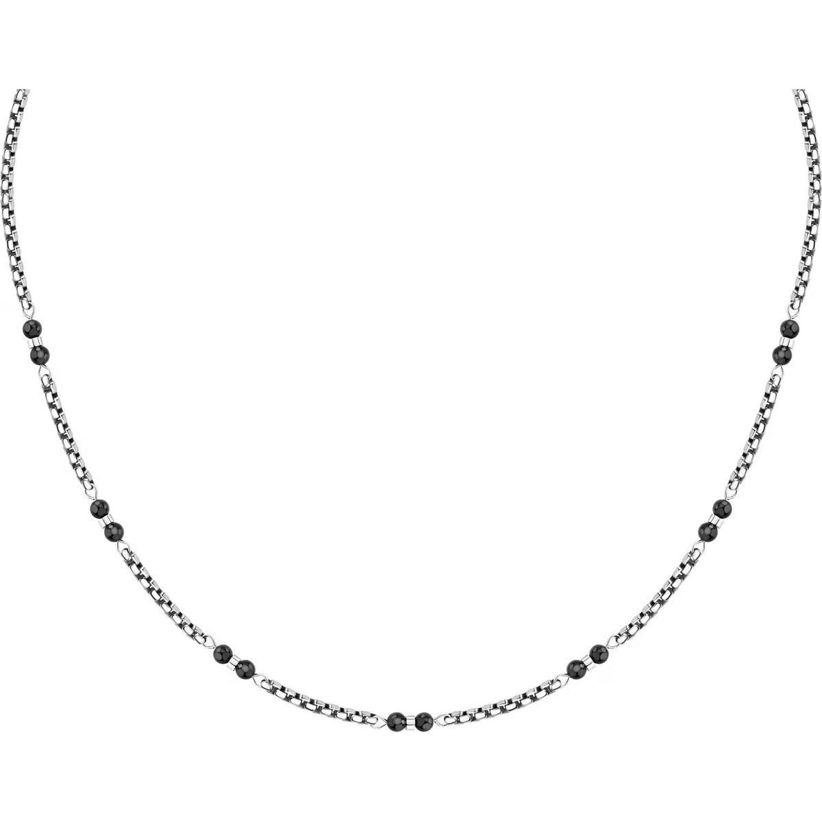 Collana Uomo Morellato Terra in Acciaio e Onice