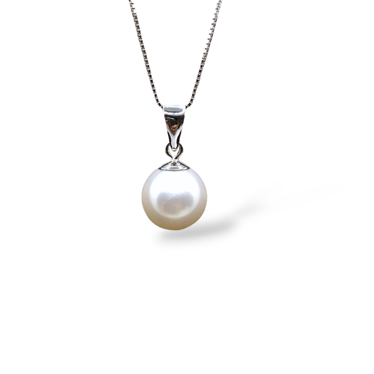 Collana Donna Oro 18KT con Perla Naturale mm 6-6,5