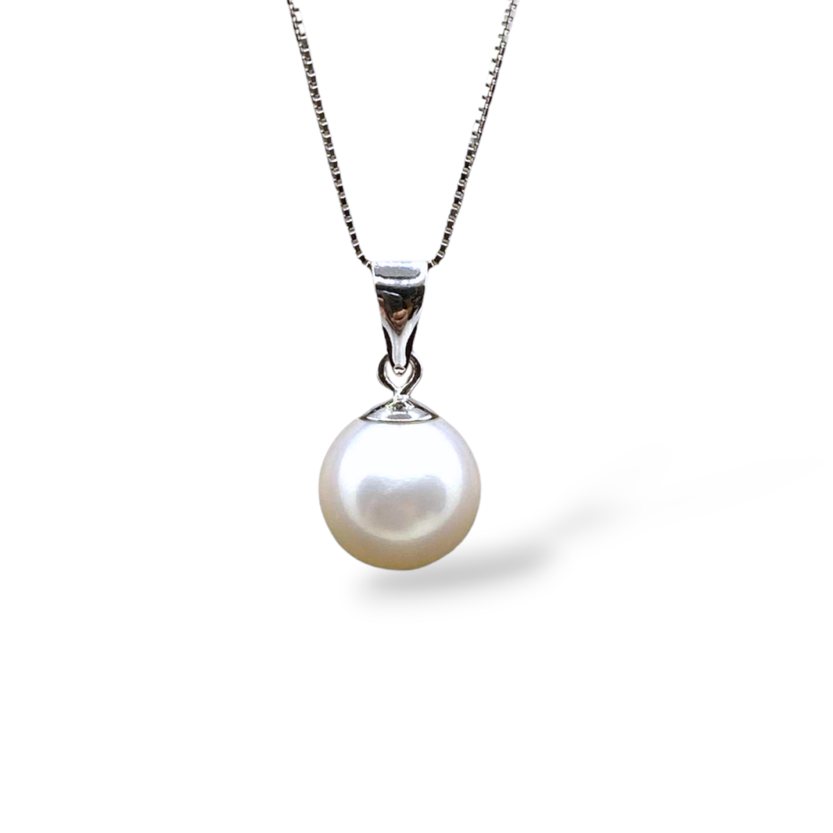 Collana Donna Oro 18KT con Perla Naturale mm 7,5-8