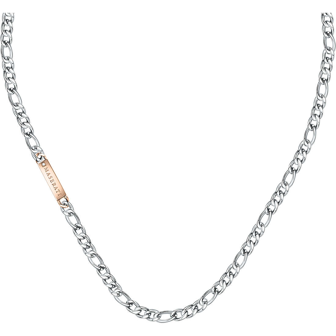 Collana a Catena Uomo Maserati in Acciaio
