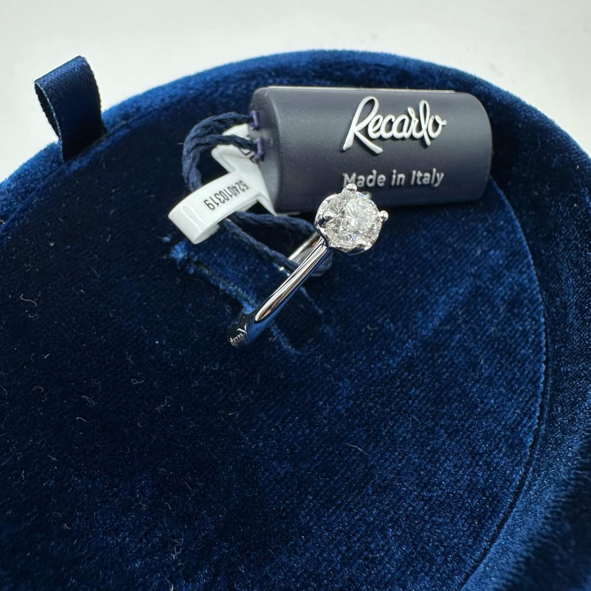 Anello Solitario Recarlo Anniversary CT 0.40