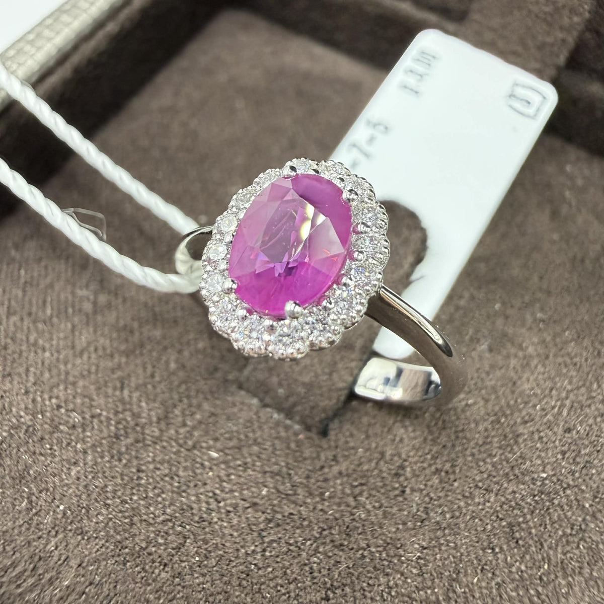 Anello Donna Crivelli con Diamanti e Rubino Ct. 1.11